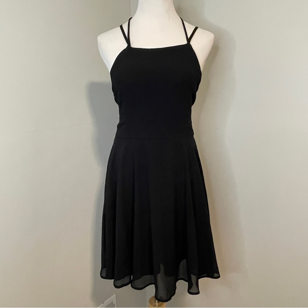 Lulus Good Deeds Black Lace-Up Dress - Picture 6 of 8